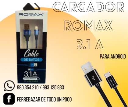 Cargadores extra largos ROMAX