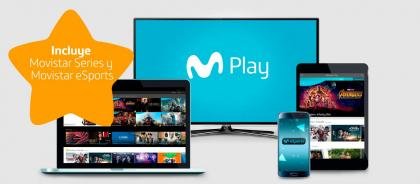 MOVISTAR PLAY - 63 canales HD en vivo y más de 10,000 películas.