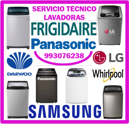 Frigidaire reparaciones de lavadoras y secadoras.