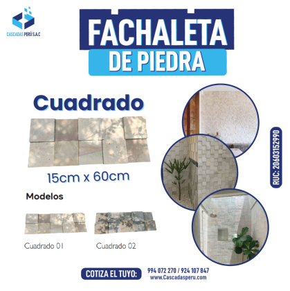 FACHALETAS DE PIEDRA