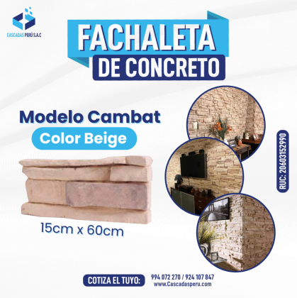FACHALETAS DE PIEDRA