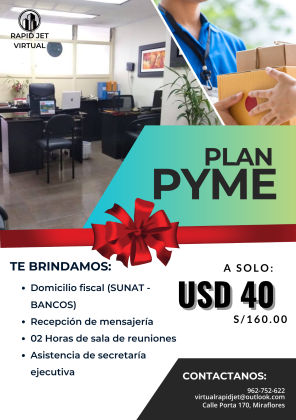 ¡Le brindamos una dirección comercial a su empresa!