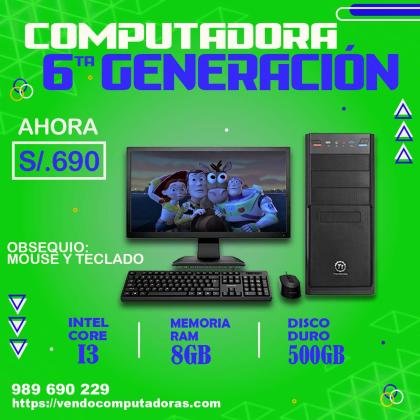 VENTA COMPUTADORA 6ta GENERACIÓN