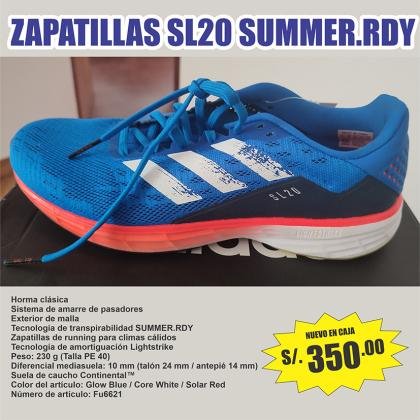 ZAPATILLAS SL20 SUMMER.RDY Hombre • Running