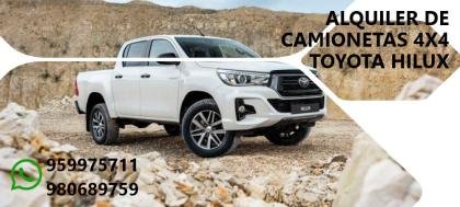 Alquiler de Camionetas 4x4 en Arequipa