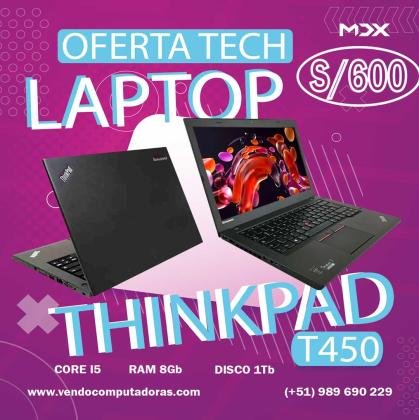 Increible Oferta Venta de Laptop Thinkpad T450