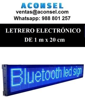 Letrero Led Panel Publicitario de 1m X 20cm