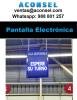 Pantalla Electrónica con Matriz de Puntos de 64 x 64