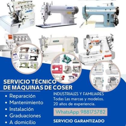 Servicio técnico de máquinas de coser