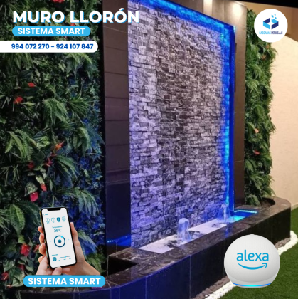 Muro llorón de piedra , Muro llorón exterior moderno , Muro llorón en patio , Muro llorón jardín