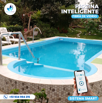 Piscina Smart , Piscina moderna , Piscina inteligente , Piscina sistema Smart