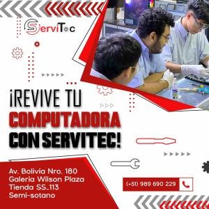 ¡MEJORA TU PC EN TIEMPO RÉCORD CON SERVITEC!