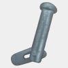 Pin acrow para la fabricacion de andamio