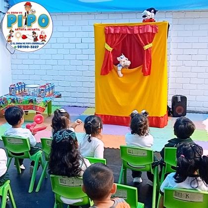 SHOW INFANTIL ,MAGIA,FUNCION DE TITERES, BURBUJAS GIGANTES