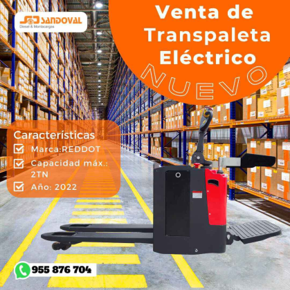 VENTA DE TRANSPALETA ELÉCTRICA