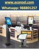 Pantalla Táctil de 21,5 pulgadas con Kiosko de Autoservicio