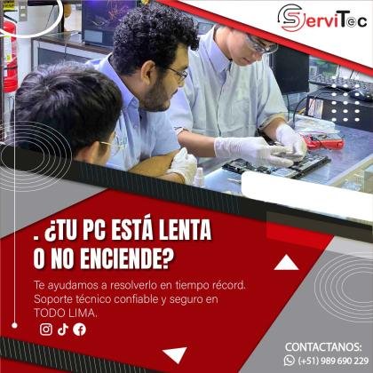 ¡SERVICIO TÉCNICO A DOMICILIO EN TODO LIMA!
