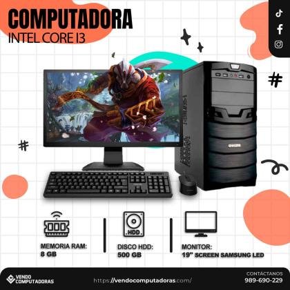 ¡Tu PC intel core i3 con regalos!