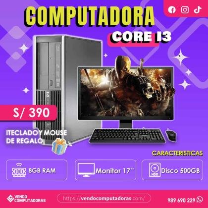 Computadora lista para trabajar ¡Con Garantía!