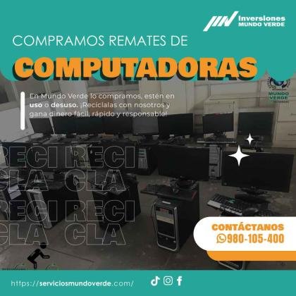 Reciclamos tu tecnología obsoleta con responsabilidad