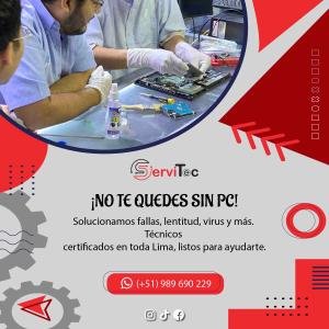 ¡TU COMPUTADORA COMO NUEVA HOY!