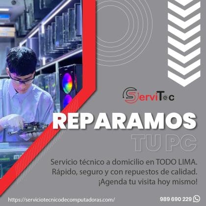 ¡SERVICIO A DOMICILIO!